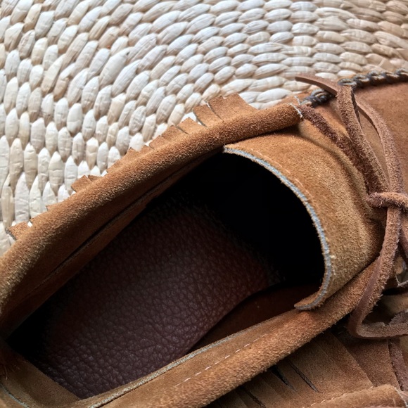 Ladies Footskins Ankle Moccasins - Picture 5 of 5